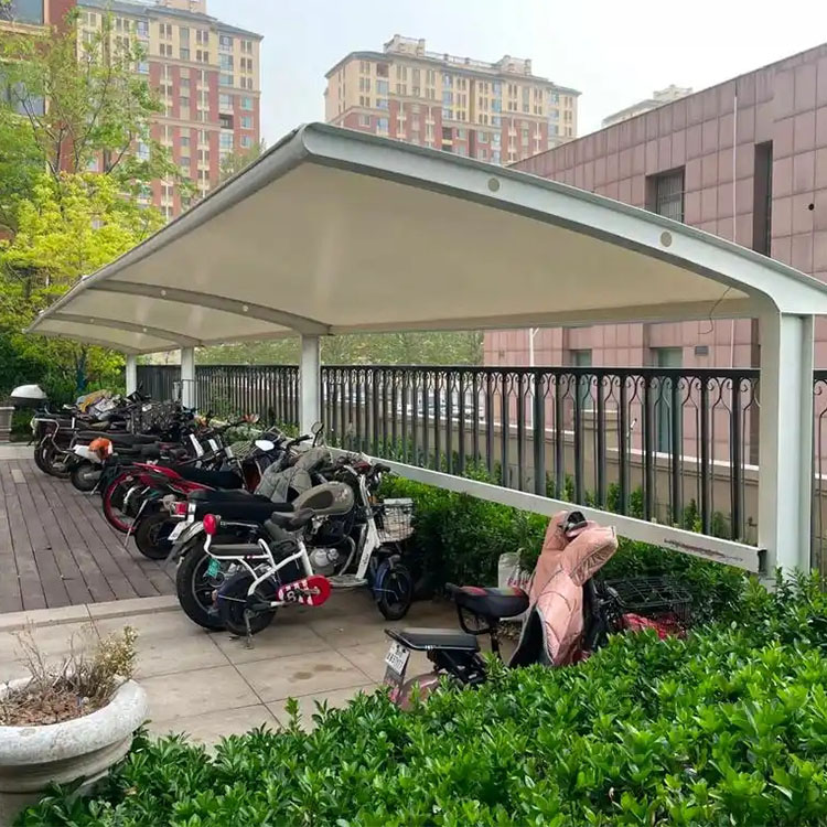 平邑县膜结构电动车棚